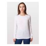 Promotional T-Shirts - American Apparel Women's Sheer Jersey Long Sleeve T-Shirt - White/Neutral