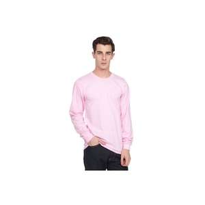 American Apparel Unisex Fine Jersey Long Sleeve T-Shirt - Dark/Color Pink