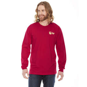 Custom Promotional American Apparel Unisex Fine Jersey Long Sleeve T-Shirt - Dark/Color