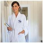 Imprinted Underwear, Robes & Sleepwear - Shawl Collar Terry Velour Robe