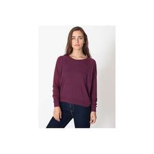 American Apparel Women's Tri-Blend Pullover
