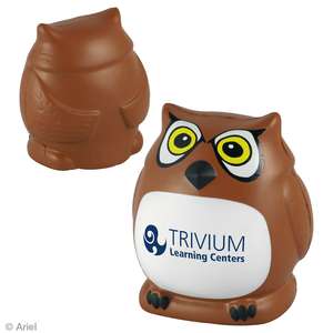 Custom Promotional Owl Stress Ball