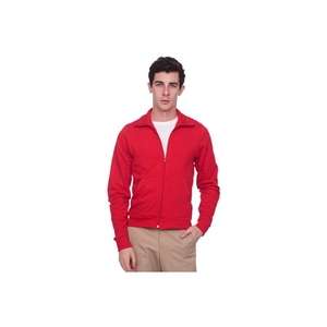American Apparel Unisex California Fleece Zip Jogger - Dark/Colors Red