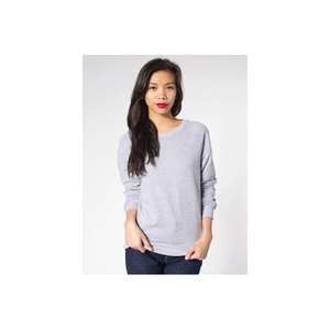American Apparel California Fleece Raglan Pullover - Dark/Colors Gray, Heather