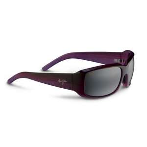 Maui Jim Blue Water Sunglasses Purple Stripe/Neutral Gray Lens