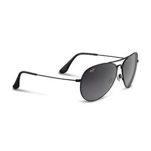 Maui Jim Mavericks Maui Gradient Sunglasses Black, Gloss/Neutral Gray Lens