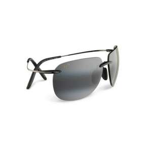 Maui Jim Nakalele Sunglasses Black with Gunmetal/Neutral Gray Lens