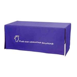 Standard 6 Foot Flat Table Cover - 3 Sided 