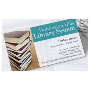 Custom Promotional Flat Print Full Color One-Sided Business Cards