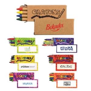 Custom Promotional 4-Pack Crayons