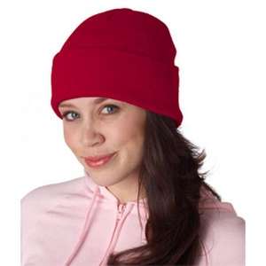 UltraClub Knit Beanie with Cuff Red