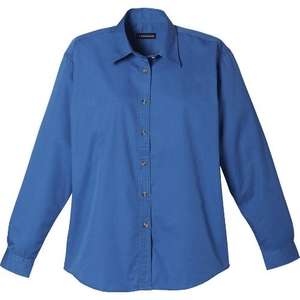 Trimark Capulin Long Sleeve Dress Shirt - Women's Blue