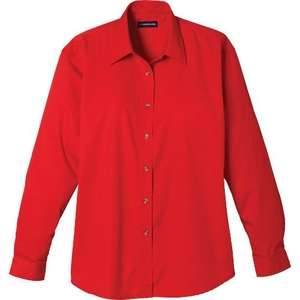 Trimark Capulin Long Sleeve Dress Shirt - Women's Red