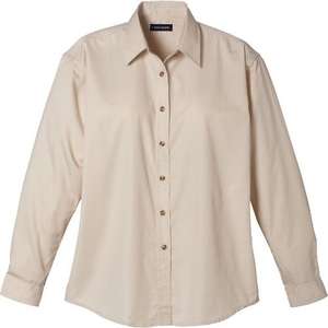 Trimark Capulin Long Sleeve Dress Shirt - Women's Stone