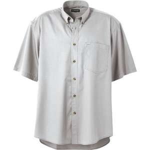 Trimark Matson Short Sleeve Dress Shirt - Men's Gray