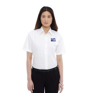 Custom Promotional Trimark Matson Short Sleeve Dress Shirt - Women's