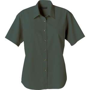Trimark Matson Short Sleeve Dress Shirt - Women's Green, Woodland
