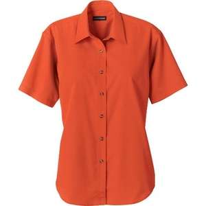 Trimark Matson Short Sleeve Dress Shirt - Women's Orange, Spark
