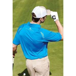 Trimark Solway Short Sleeve Polo Shirt - Men's Blue, Olympic