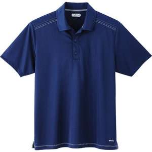 Trimark Dunlay Short Sleeve Polo Shirt - Men's Blue, Vintage Navy