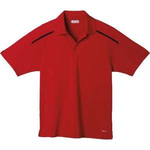 Trimark Nyos Short Sleeve Polo Shirt - Men's Red, Vintage/Black