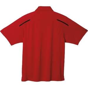 Trimark Nyos Short Sleeve Polo Shirt - Men's Red, Vintage/Black