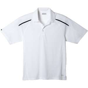 Trimark Nyos Short Sleeve Polo Shirt - Men's White/Black