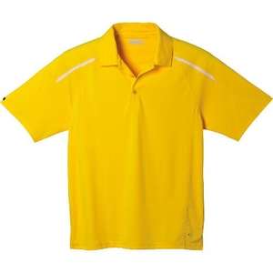 Trimark Nyos Short Sleeve Polo Shirt - Men's Yellow/White