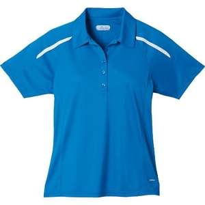 Trimark Nyos Short Sleeve Polo Shirt - Women's Blue, Olympic/White