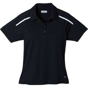 Trimark Nyos Short Sleeve Polo Shirt - Women's Blue, Navy/White