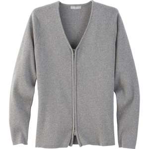 Trimark Varna Full Zip Sweater - Women's Charcoal, Heathered