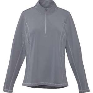 Trimark Caltech Knit Quarter Zip - Women's Gray, Storm