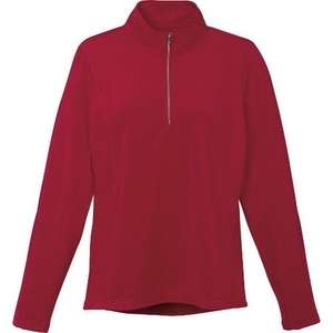 Trimark Caltech Knit Quarter Zip - Women's Red