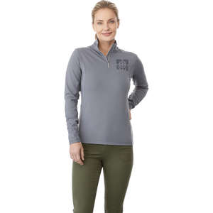 Custom Promotional Trimark Caltech Knit Quarter Zip - Women's