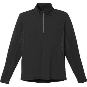 Trimark Caltech Knit Quarter Zip - Men's Black