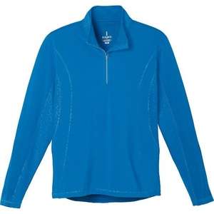 Trimark Caltech Knit Quarter Zip - Men's Blue, Olympic
