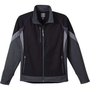 Trimark Jozani Hybrid Softshell Jacket - Men's Black/Gray, Storm/Gray, Steel