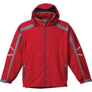 Trimark Blyton Jacket - Men's Red, Vintage/Gray, Steel