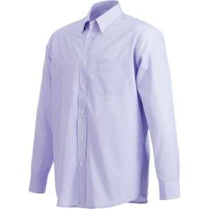 Trimark Hayden Long Sleeve Dress Shirt - Men's Lavender/White
