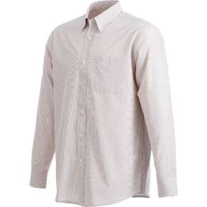 Trimark Hayden Long Sleeve Dress Shirt - Men's Matchstick/White