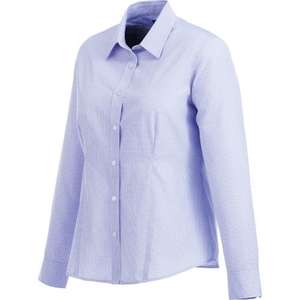 Trimark Hayden Long Sleeve Dress Shirt - Women's Lavender/White