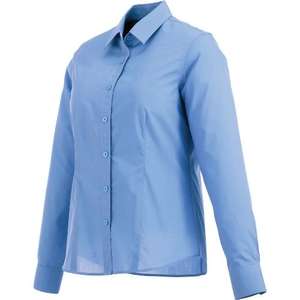 Trimark Preston Long Sleeve Dress Shirt - Women's Blue, Sky