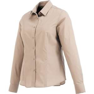 Trimark Preston Long Sleeve Dress Shirt - Women's Tan