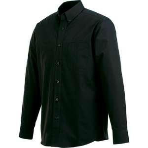 Trimark Preston Long Sleeve Dress Shirt - Men's Black