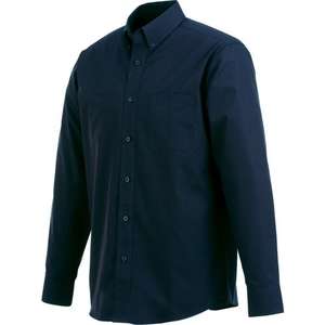 Trimark Preston Long Sleeve Dress Shirt - Men's Blue, Navy