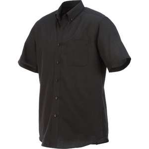 Trimark Colter Short Sleeve Dress Shirt - Men's Black