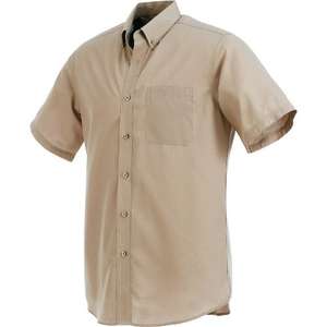 Trimark Colter Short Sleeve Dress Shirt - Men's Tan