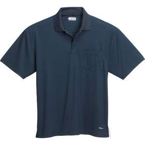 Trimark Pico Short Sleeve Polo with Pocket - Men's Blue, Navy