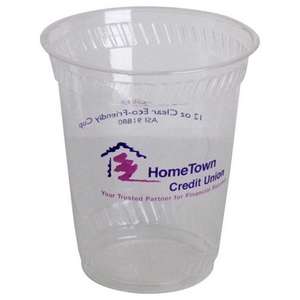 Clear Eco Friendly Plastic Cup - 12 oz 
