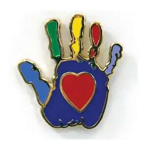 Custom Promotional Imitation Hard Enamel Brass Pin - 1"